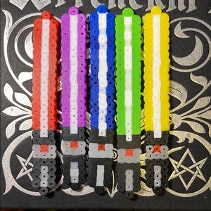 1 Mystery Color Perler Bead Star Wars Lightsaber Magnet Disney